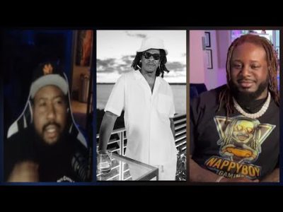 Akademiks asks Tpain if "death of autotune" by Jay-Z was the beginning of his fall off!