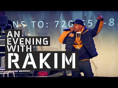 AN EVENING WITH RAKIM: REVELATIONS ON CREATIVITY FROM THE LYRICAL GENIUS