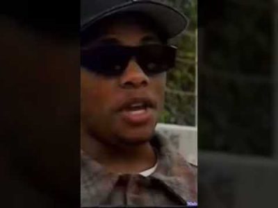 Anchorwoman saying a N word in front of Eazy-E.