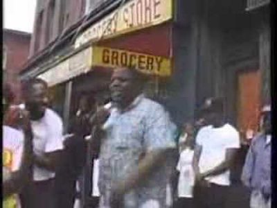Biggie Smalls. Freestyling On a Brooklyn Street Corner