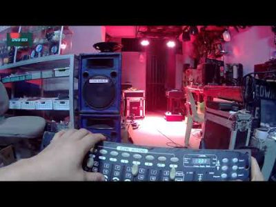 DMX 512 repair, LP001 Par led, DF-FIY fog machine and Stageligtht Beam4 Testing ..