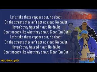 Domingo – Clear 'Em Out ft. KRS-One & Tonedeff (Lyrics)