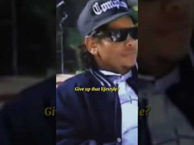 Eazy E on being a gangster, rare interview💯 #shorts