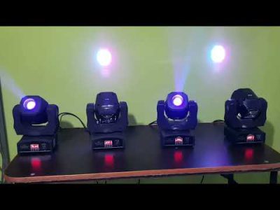 Efecto cruzado, sin dmx asi se hace, cabeza movil 60w 😲😲😲😲