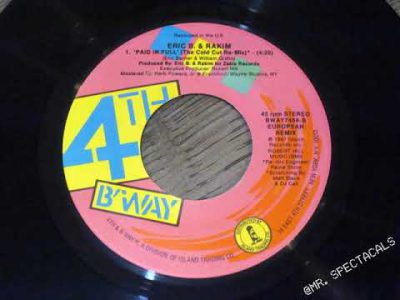 Eric B and Rakim – Paid In Full (Coldcut Remix – Single Edit)