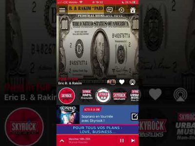 Eric B and Rakim Paid in Full radio edit Skyrock