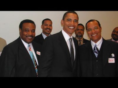 Farrakhan speaks at the DMX memorial and people run like wimps