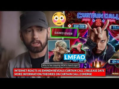 "Game DISS Song?"👀 Internet Reacts as Eminem Reveals Curtain Call 2 Info: New Details/Theories
