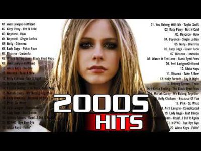hit songs of 2000s ᴴᴰ –  Rihanna, Eminem, Katy Perry, Nelly, Avril Lavigne, Lady Gaga