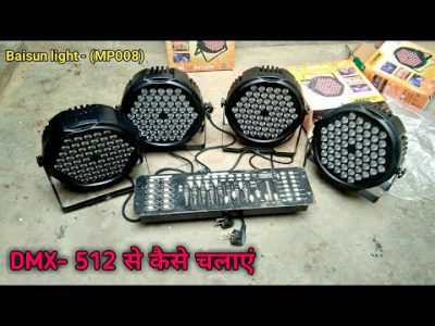 How to Running led par light l DMX 512, Basin light (MP001)