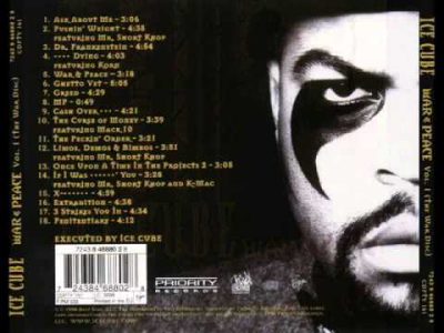 Ice Cube – 1998 – War & Peace Vol. 1 (The War Dise ) – Dr. Frankenstein