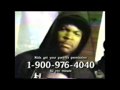 Ice Cube Commercial for his Telephone Hotline (1991)