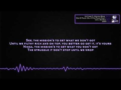 Ice Cube – Until We Rich (Ft. Krayzie Bone) [Lyrics]