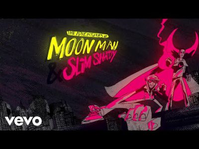 Kid Cudi, Eminem – The Adventures Of Moon Man & Slim Shady (Lyric Video)