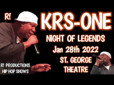 KRS-ONE "NIGHT OF LEGENDS" LIVE IN CONCERT JAN 28TH 2022 ST. GEORGE THEATRE "KNOCKEM' OUT THE BOX"