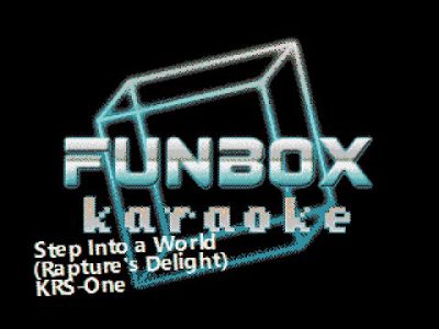 KRS-One – Step Into a World [Rapture's Delight] (Funbox Karaoke, 1997)