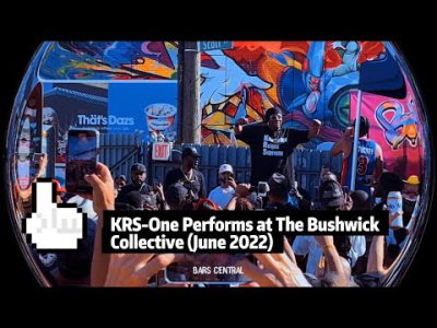 KRS-One Tears Down The Stage At The Bushwick Collective (June 2022)