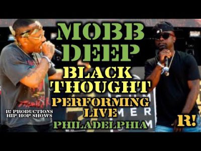 MOBB DEEP & BLACK THOUGHT PERFORMING LIVE ROOTS PICNIC PHILADELPHIA PRODIGY, HAVOC "SHOOK ONES" RIP