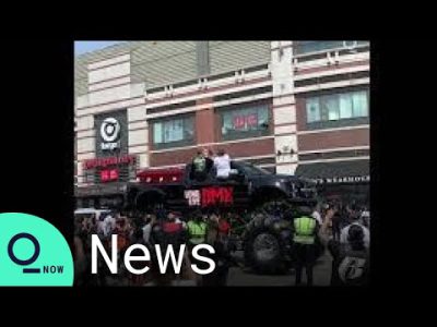 Monster Truck Carries DMX's Casket to Brooklyn Memorial Service