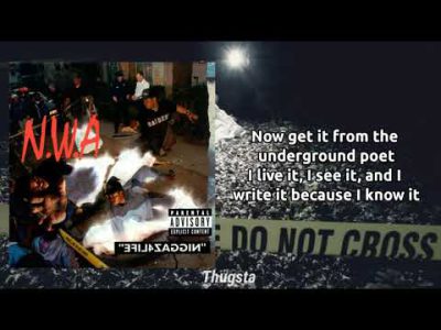 Niggaz 4 Life ~ N.W.A (Lyrics)