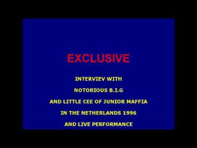 Notorious B.I.G. (1996): Interview in the Netherlands