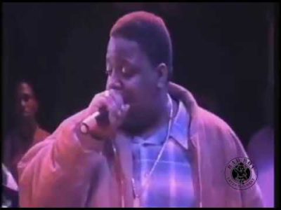 Notorious BIG performing MACHINE GUN FUNK in California