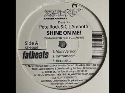 Pete Rock & C.L. Smooth – Shine On Me (Acapella)