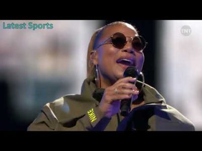 Queen Latifah performs at NBA All Star Weekend 2020