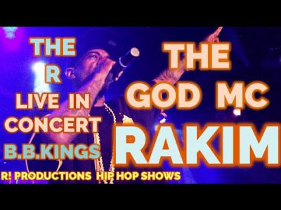 RAKIM THE GOD MC LIVE IN CONCERT B.B. KINGS NYC SADAT X GRANMASTER CAZ "ERIC B FOR PRESIDENT"