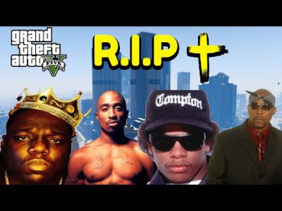 Rappers Death Recreation in GTA 5 (The Notorious BIG, 2Pac, Eazy E, Natte Dog)