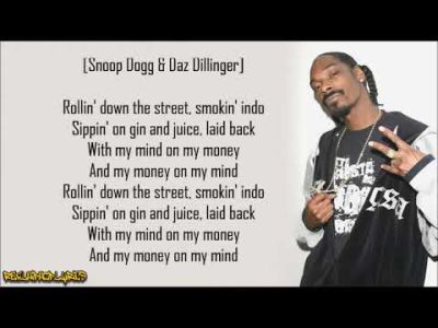 Snoop Doggy Dogg – Gin and Juice (Lyrics)