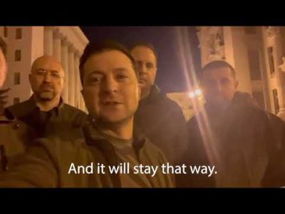 "We Are Here" Ukrainian President Volodymyr Zelensky x Mobb Deep. The original.